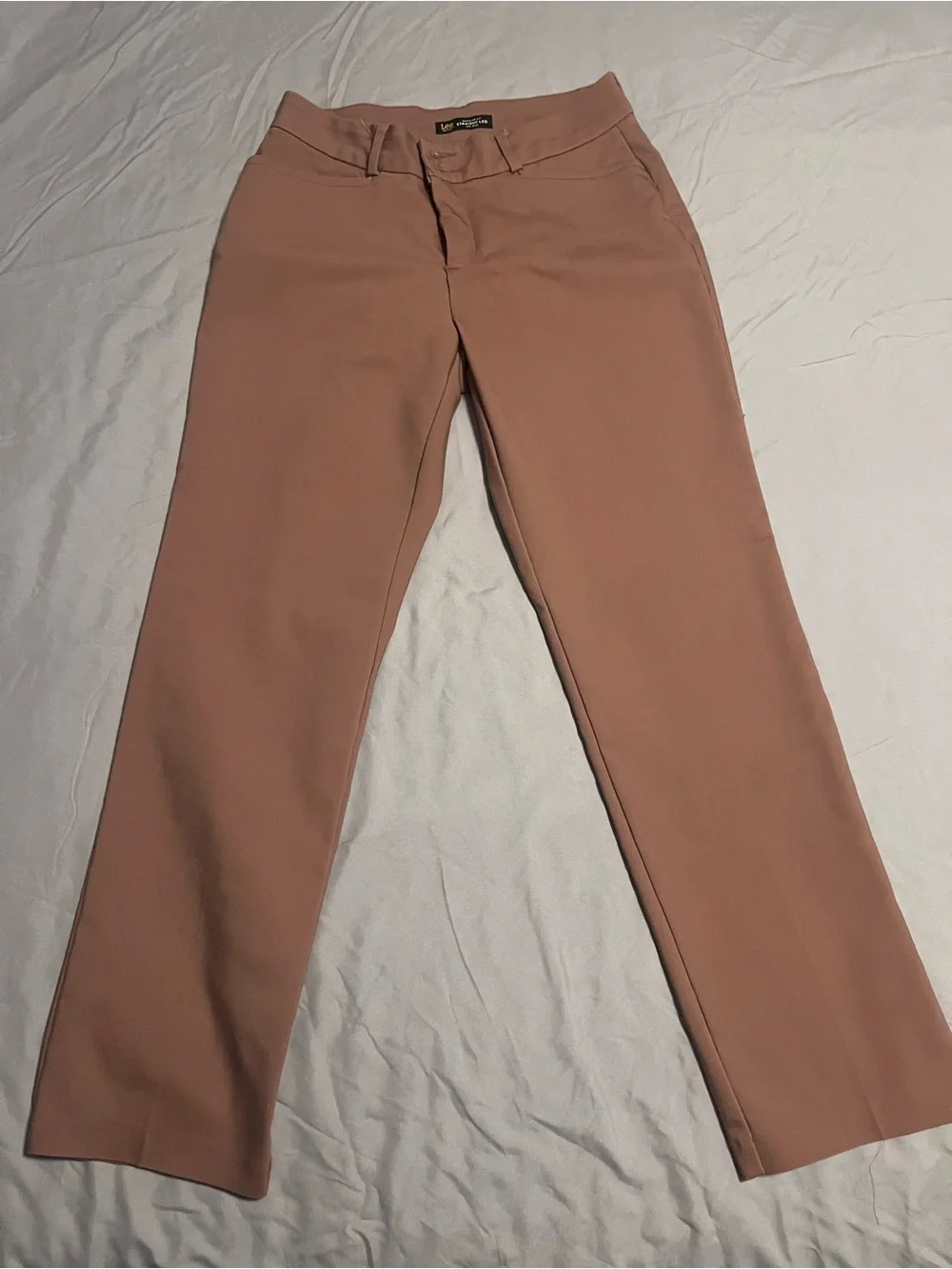 Classic Straight-Leg Women’s Pants — Dusty Rose